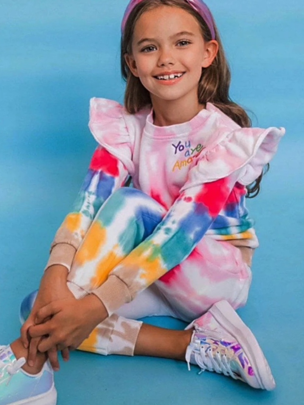 Lola and the boys New no tags! Tie dye set. Size 6 - Picture 3 of 5